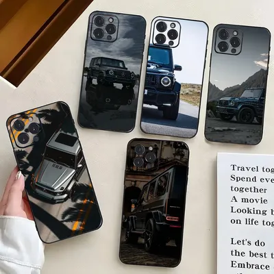 1PC Sport Car SUV G63 Phone Case Silicone Soft For iPhone 16 15 14 13 12 11 X XR Plus Pro Max Plus