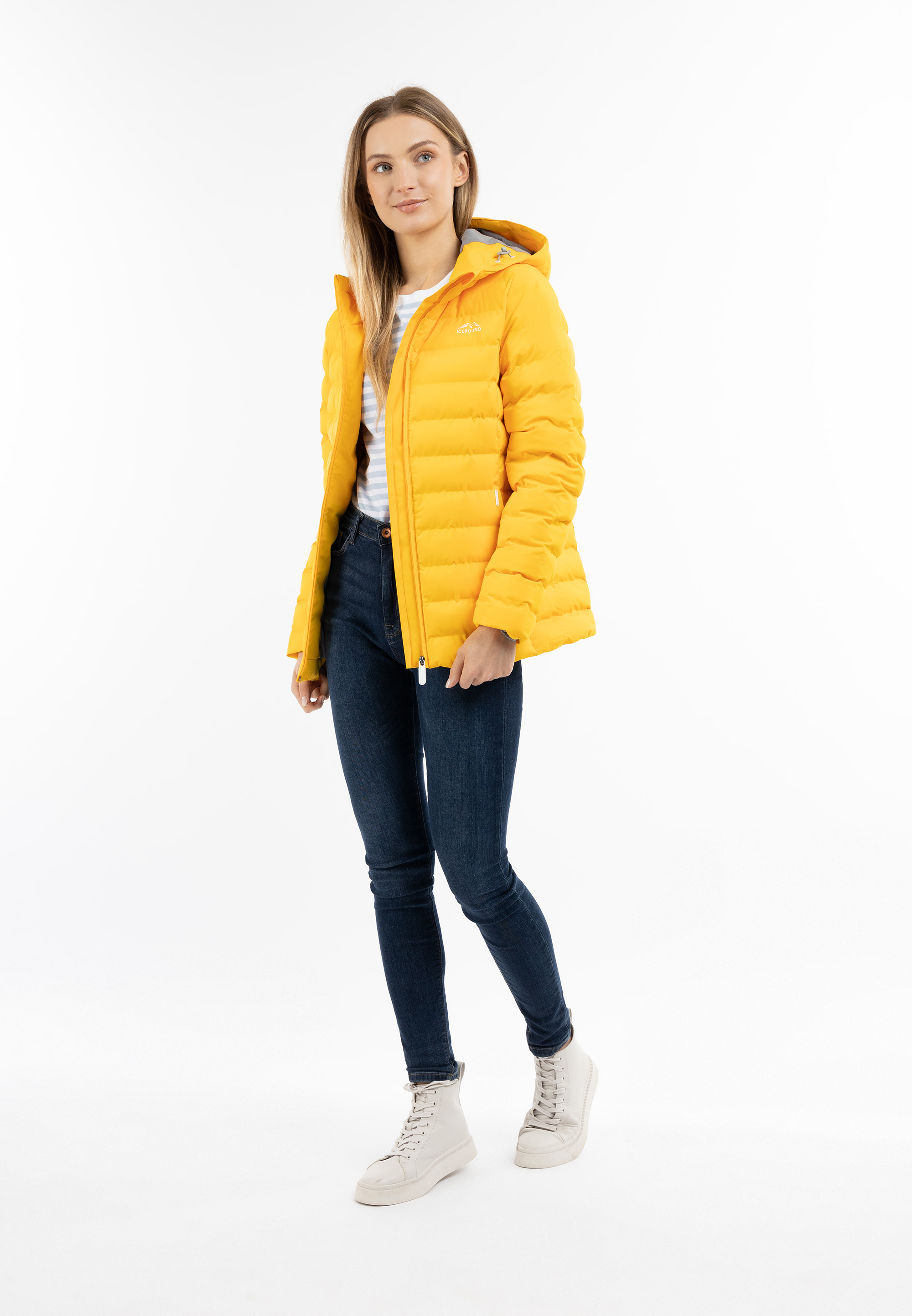 ICEBOUND Wattierte Winterjacke Damen Gelb Image