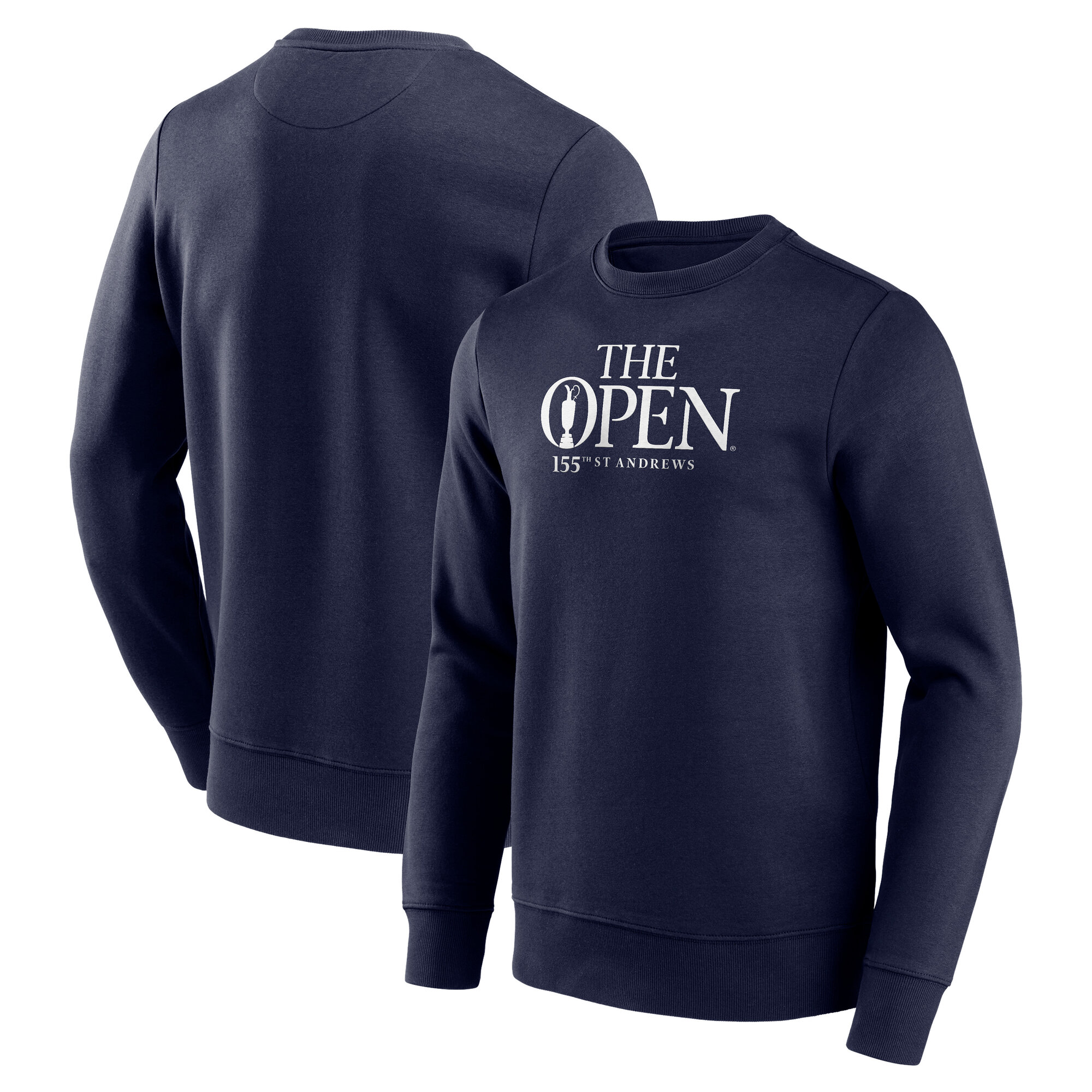 The 155th Open St Andrews Sweatshirt mit Rundhalsausschnitt und Wortmarke-Grafik - Marineblau Image