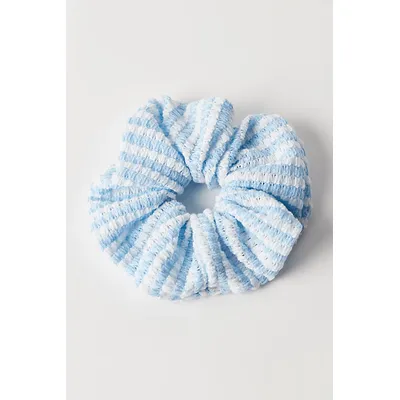 Newcastle Stripe Scrunchie at Free People in Blue And White