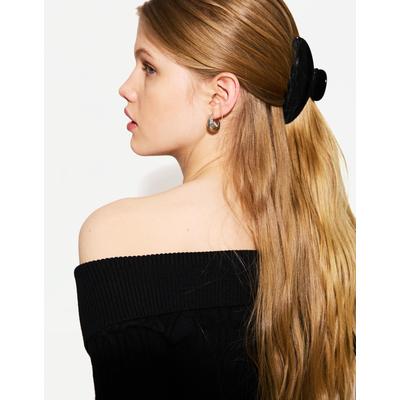 Bershka Pack Of 3 Hair Clips Women Black