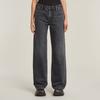 Weite Jeans G-STAR "Jeans Judee Straight", Damen, Gr. 29, Länge 30, faded eolith grau, Denim/Jeans, Obermaterial: 100% Baumwolle, casual, straight fit, Jeans