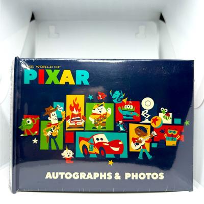 Disney Storage & Organization | Disney Parks Photo Autograph Book World Of Pixar 4”X6” 25 Photo Sleeves New | Color: Blue/Red | Size: See Description
