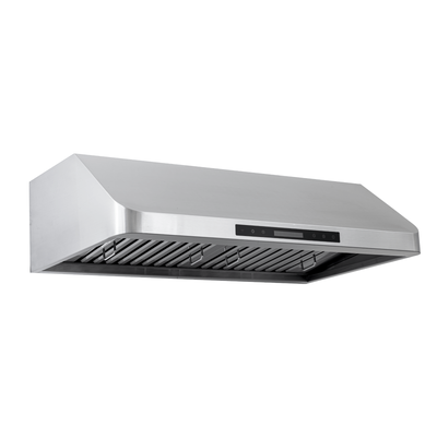 PLJW 120 Under Cabinet Range Hood in Stainless Steel, Quiet Operation and Convertible to Ductless / 48 inches wide