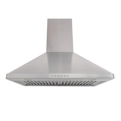 Stylish Ductless Stainless Steel Wall Mounted Range Hood, 600 CFM | Proline PLJW 129 RK600 / 36 inches wide