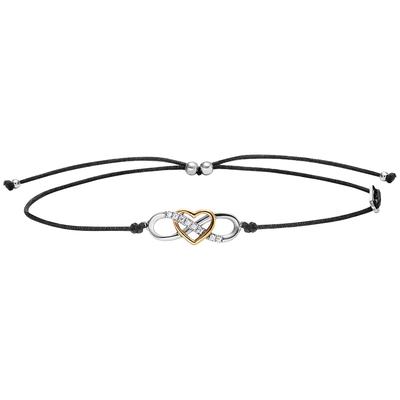 Julie Julsen - Armband 925/- Sterling Silber Zirkonia Armbänder & Armreife 1 ct Weiss Damen