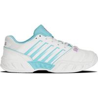 K-SWISS TENNIS Damen Tennisoutdoorschuhe Tennis-Schuh BIGSHOT LIGHT 4, Größe 41 in Brilliant White/Angel Blue/Sheer Lilac