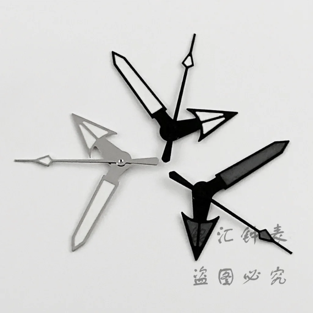 007 009 Zeiger NH36 Zeiger C3 Grün leuchtende Zeiger Zeiger Passend für NH34 NH35 4R35 NH36 4R36 7S36 7002 7009 Uhrwerk Herrenuhrengehäuse Image