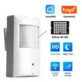 Telecamera WiFi stile Tuya PIR Registratore invisibile Audio bidirezionale Monitor di sicurezza domestica wireless Visione notturna Mini sorveglianza nascosta