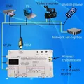 Trasmettitore di segnale TV analogico Convertitore di segnale RF wireless audio UHF Trasmissione AV Trasmettitore di segnale audio video TV analogica