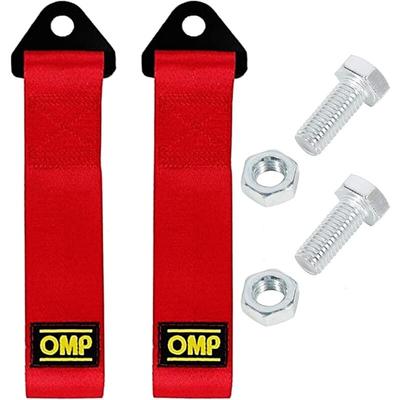 Aougo - 2 Stück Nylon-Abschleppseile, Rennwagen-Abschleppgurt, Sport-Abschleppgurt, für die vordere