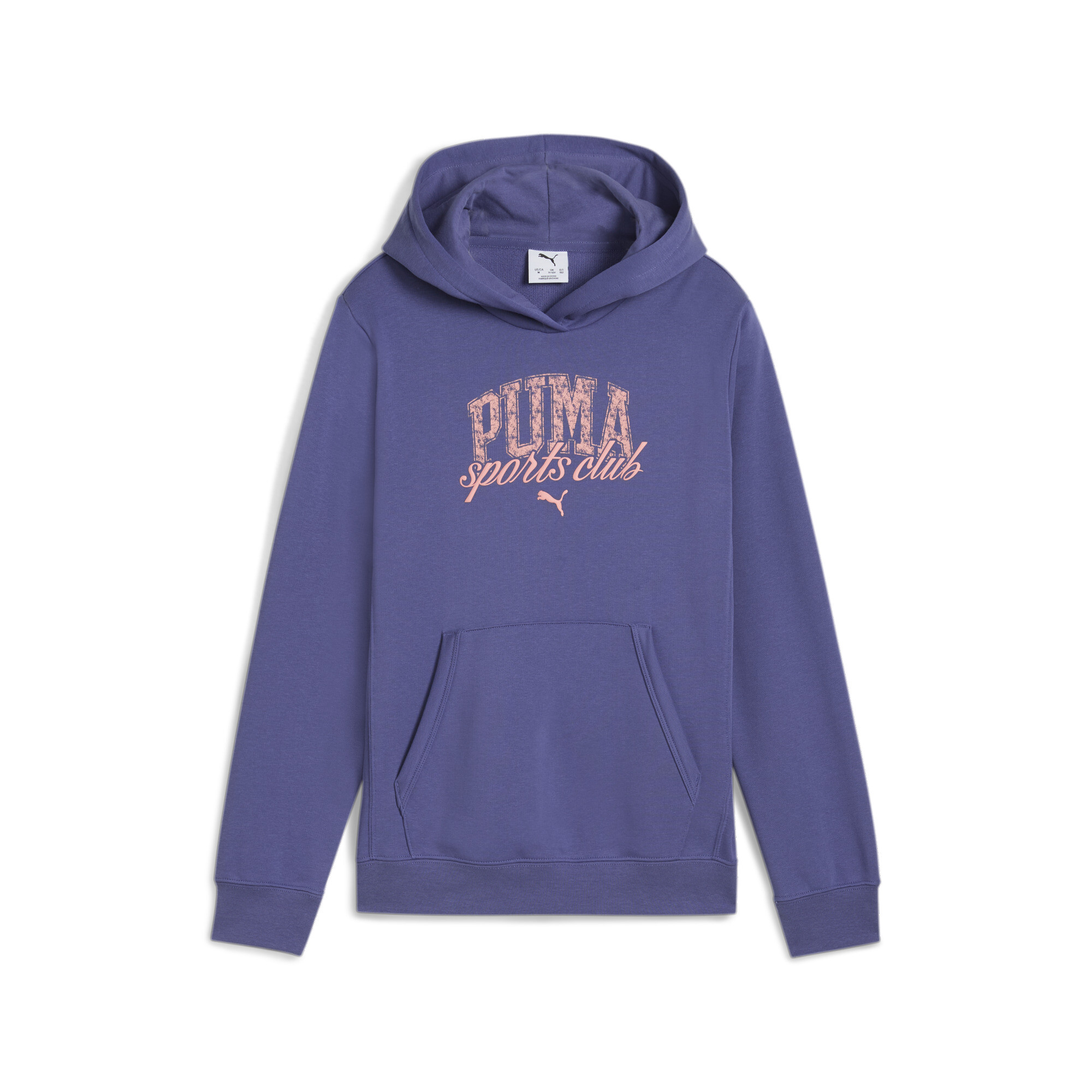 Kapuzensweatshirt PUMA "CLASS HOODIE TR G", Kinder, Gr. 140, blau (blau crystal), Sweatware, Obermaterial: 68% Baumwolle, 32% Polyester, bedruckt, Sportlich, regular fit normal, Rundhals, Sweatshirts Image