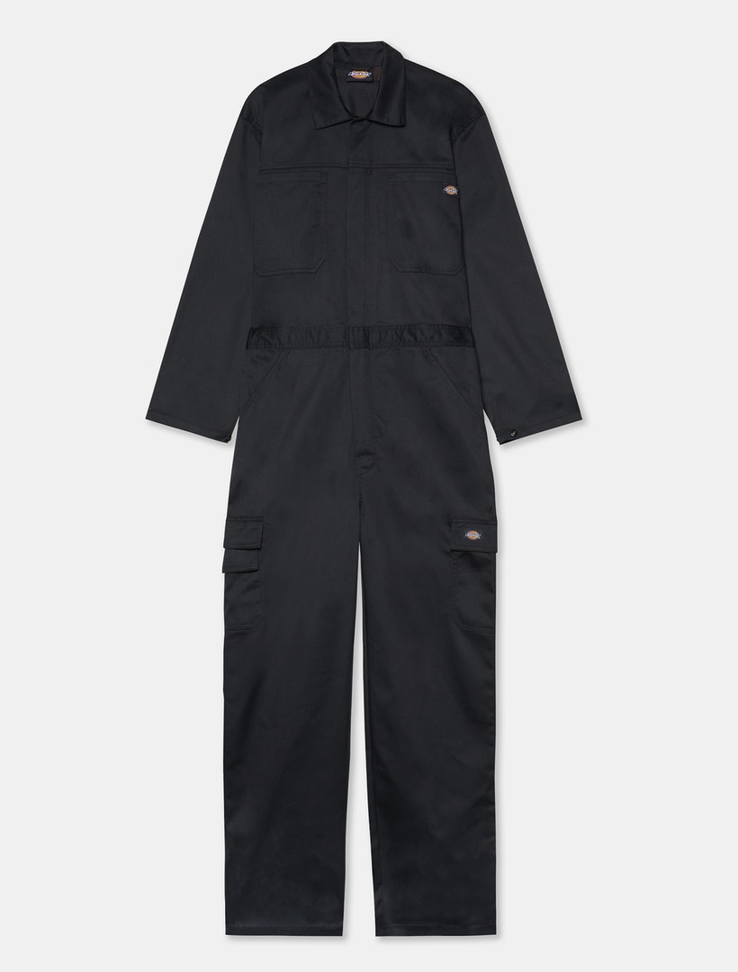 Arbeitsoverall DICKIES "Dickies Workwear Coverall EVERYDAY COVERALL", Jungen, Gr. L, schwarz, Obermaterial: 65% Polyester, 35% Baumwolle, Overalls Image