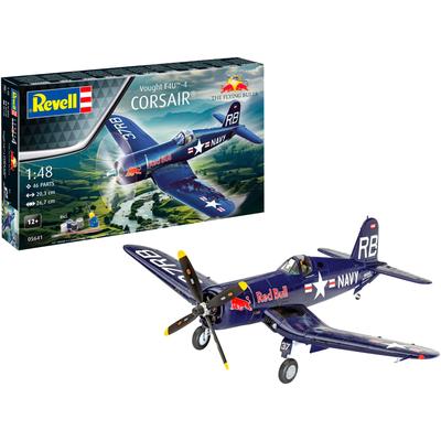 Modellbausatz REVELL "Geschenkset: Flying Bulls F4U-4 Corsair", bunt, Modellbausätze, KinderH:6,6cm L:21,3cm, H:6,6cm L:21,3cm