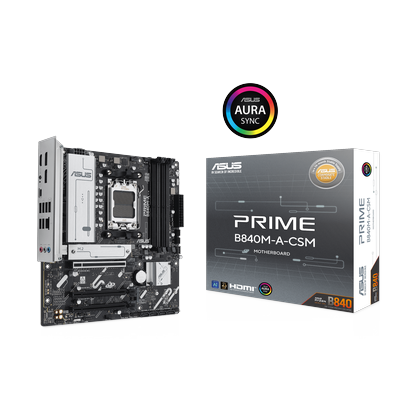 ASUS Mainboard "PRIME B840M-A-CSM", weiß, B:27cm H:27cm T:9cm, Mainboards