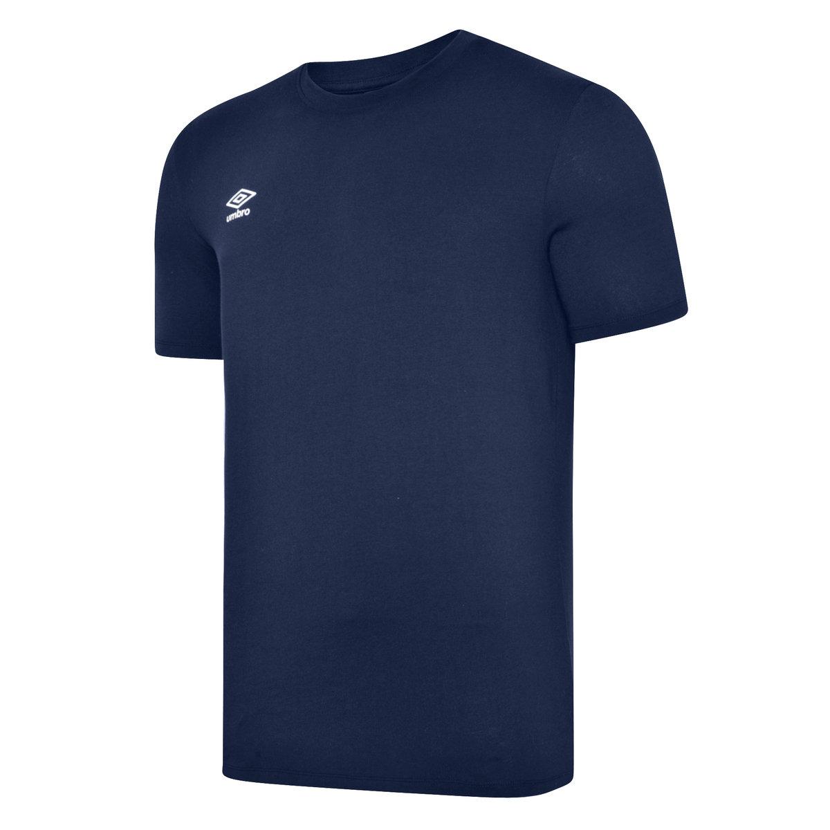 Umbro - "Club Leisure" T-Shirt für Kinder (Marineblau/Weiß) Image