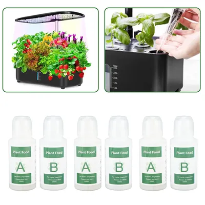 3 Set Hydroponic Plant Food Plant Growing Hydroponic Nutrients Indoor Plant Food for Vegetables