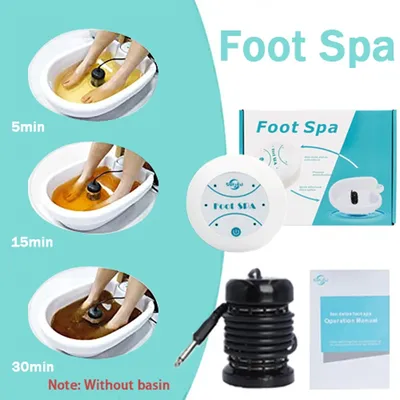 Foot Detox Ionic Spa Machine Footbath Spa Detoxification Massager Mini Foot Bath Without Basin