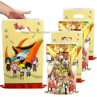 Comic Boys Gift Bags Birthday Party Decorations Baby Shower Gift Box Japan Cartoon Party Supplies