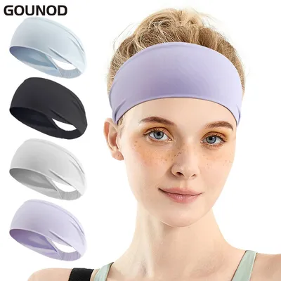 Headband Sports Headband Badminton Outdoor Cycling Antiperspirant Aerobic Fitness Yoga Widened