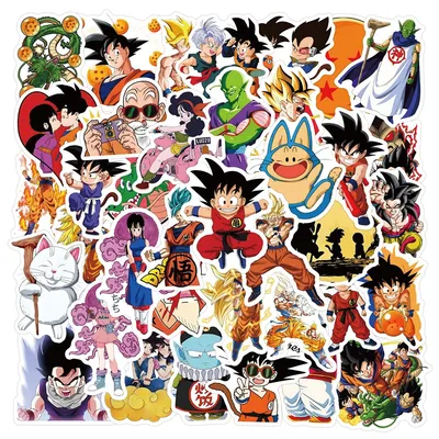 10/30/50/100PCS Anime Dragon Ball Son Goku Stickers Cool Graffiti Decals Toys Decoration DIY Laptop Stationery Phone Fridge Bike