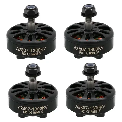 4PCS Uangel A2807 1300KV Brushless Motor for FPV Freestyle 6inch 7inch Long Range LR7 Drones DIY