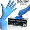 20/50/100PCS Blue Nitrile Gloves Disposable Household Cleaning Gloves for Kitchen Dishwashing