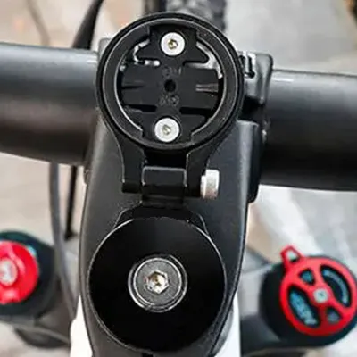 Bicycle Computer Holder Bike Stopwatch GPS Mount Stem Top Cap Computer Holder Phone Holder For