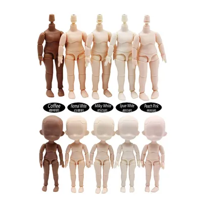 Obitsu 11CM Doll Toys DOD Body Suitable for GSC Head Ob11 1/12 BJD Body Spherical Joint Doll Toy