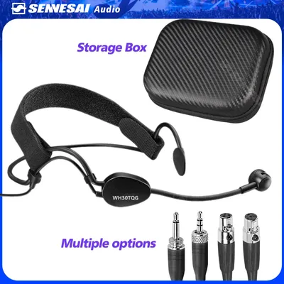 ME3 Headset Microphone Headworn Hypercardioid Condenser Mic For AKG Shure Senheiser Wireless
