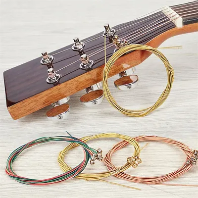 6pcs Pure Copper Strings 1-6 Classical Classic Guitar Strings Steel Wire Classic Acoustic Folk