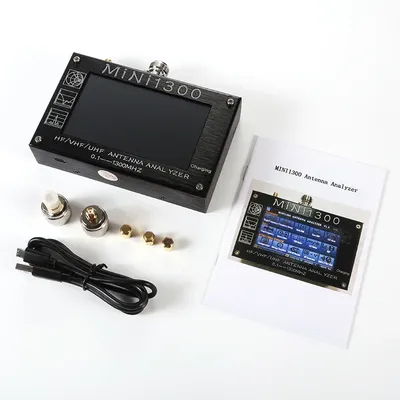 Mini1300 Vector Network Analyzer Portable StandingWave RadioFrequency Multimeter 1.3G HF/VHF/UHF