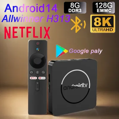Android14 TV Box Q10 Allwinner H313 Supports 2.4G&5G Dual Wifi 8K 64G 128G Rom Set Top Box Media