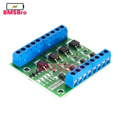 4-Channel MOS PLC Amplifier Board Driver Module PWM 3-20V to 3.7-27V DC 10A Board Driver 4-Channel