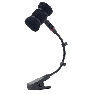 Instrument Condenser Microphone Universal Stand Clip for Saxophone Clarinet Wind Instrument,
