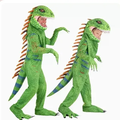 Luxury Halloween Children's Day Stage Performance Terrifying Dinosaur And Lizard Role-playing Cosplay Costumes