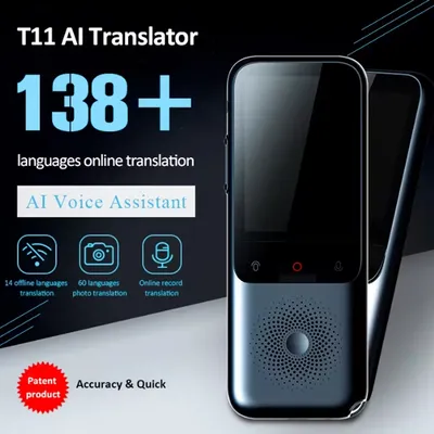 T11 138 Language Intelligent Translator, 2025 Portable Speech translator Offline real-time