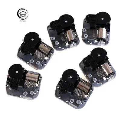 1pc 6 Styles Mechanical DIY Windup Music Box Sankyo Musical Movement+screws+key
