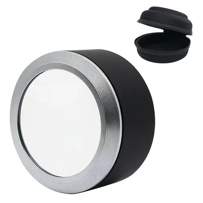 5X Illumination Paperweight Magnifier 3 LED Dome Desktop Magnifying Glass 68 mm Optical Glass Lens