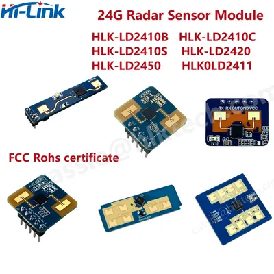 Hi-Link LD2410B LD2410C LD2420 LD2410S Radar Module 24GHz Detection Smart Sensor With Ble High