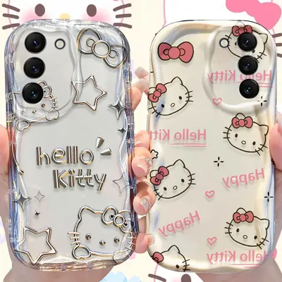Hello Kitty Case for Samsung Galaxy S24 S23 S22 S21 Ultra Plus S20 FE A73 A72 A71 A55 A54 5G A53 A52