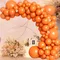 Matte Orange Balloon 107Pcs Birthday Deco Celebration Decor Theme Event Decor Indoor Decor Party