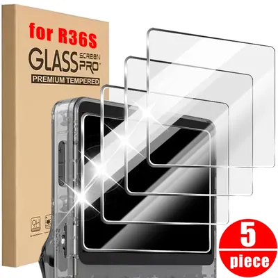 Tempered Glass Screen Protector for R36S Handheld Game Console HD Glass Protection for R36S Anti-Scratch Glass Film Accessories