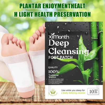 Natural Detox Foot Patches 10-50PCS/Bag Stress Relief Feet Deep Sleep Herbal Detox Sticker Relieve