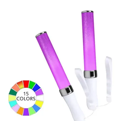 15-color one-button control color-changing light stick battery-powered light stick for concerts,