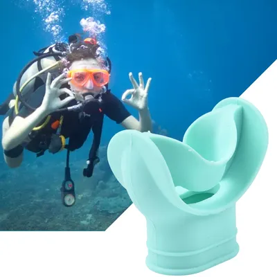 Scuba Diving Snorkel Regulator Mouthpiece Cover Octopus Holder Retainer 5.1x5.4x3.6cm 2 Level Head