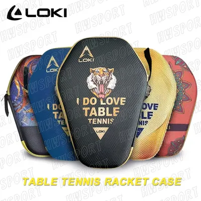 LOKI Table Tennis Racket Case Hard Shell Ping Pong Racket Paddle Cover Bag Durable EVA Inner Table