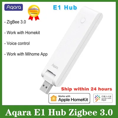 New 2024 AQARA E1 Zigbee Hub USB Smart Gateway Aqara Hub Wireless Zigbee Connect Remote For Xiaomi