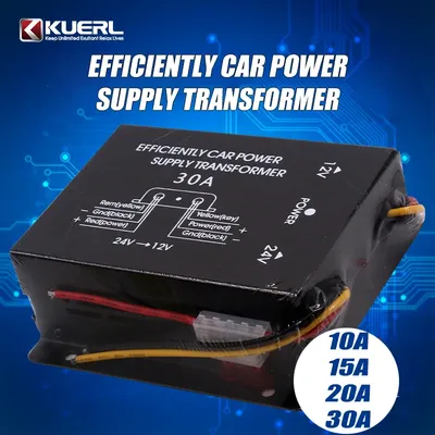 DC-DC 24V to 12V Power Supply Voltage Converter 10A 15A 20A 30A Step Down Module Adapter Efficiently