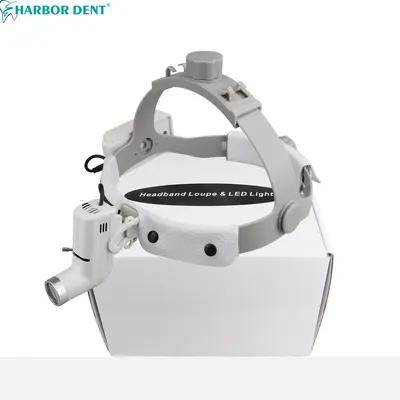 Dental 5W LED Head Light Lamp Brightness Spot Ajustable Dentistry Lab Headlamp Surgical Headlight
